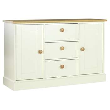 Argos Home Winchester 2 Door 3 Drawer Sideboard - Two Tone (H76.8 x W119.9 x D39.4cm)