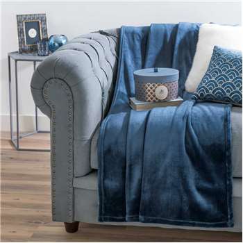 ÉLISE soft blue throw (130 x 170cm)