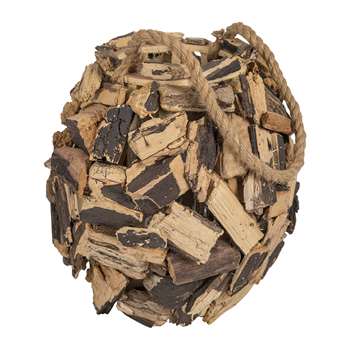 A by Amara - Blackwood Wooden Hurricane (H30 x W30 x D30cm)