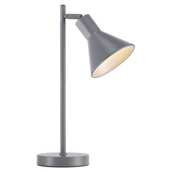 A by Amara - Eik Table Lamp - Grey (Height 46cm)