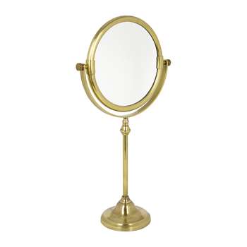 A by Amara - Freestanding Mirror - Antique Gold (H33 x W20.5 x D9cm)