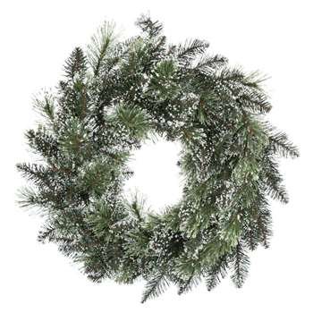 A by Amara - Frosted Finley Wreath (70 x 70cm)