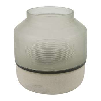 A by Amara - Sandstone Vase - Small (H14 x W12 x D12cm)