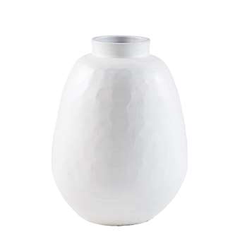 ABHJAT White Terra Cotta Pot (H77 x W60 x D60cm)