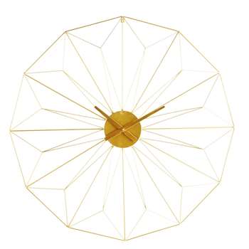 AKIMI Gold Metal Clock (Diameter 100cm)