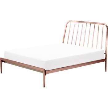 Alana Kingsize Bed, Copper (110 x 158cm)