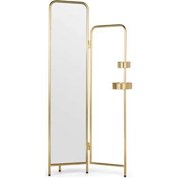 Alana Valet, Brushed Brass (H180 x W115 x D23cm)
