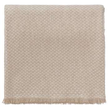 Alashan Cashmere Blanket, Beige & Cream (H140 x W200cm)