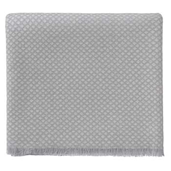 Alashan Cashmere Blanket, Light Grey & Cream (140 x 200cm)
