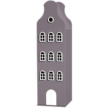 Amsterdam Bell Gable Wardrobe in Pastel Colours 198 x 55cm