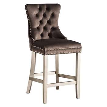 Antoinette Bar stool Mink (H94 x W49 x D51cm)