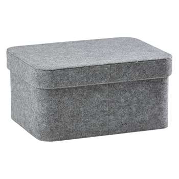 Aquanova - Imago Storage Basket - Dark Grey - Large (15 x 30cm)