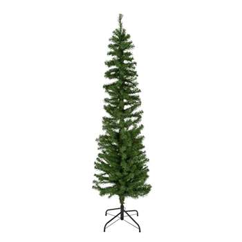 Argos Home 6ft Pencil Christmas Tree - Green (H183 x W58 x D58cm)