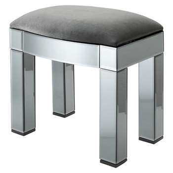 Argos Home Canzano Stool - Mirror (H43 x W42 x D30cm)