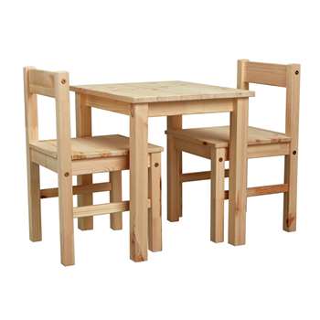 Argos Home - Kids Scandinavia Table and 2 Chairs - Pine