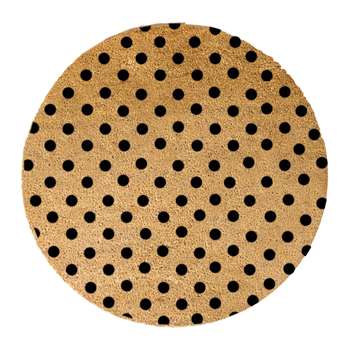Artsy Doormats - Dots Door Mat - Round (70 x 70cm)