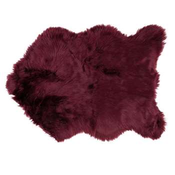 Aubergine Faux Fur Rug (H60 x W90cm)