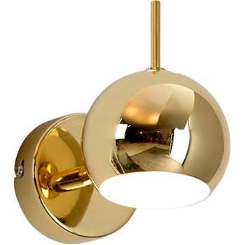 Austin Wall Lamp, Brass (H7.5 x W7.5 x D9cm)