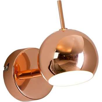 Austin Wall Lamp, Copper (H7.5 x W7.5 x D9cm)