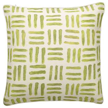 Barathea Cushion Cover, Large - Lime (51 x 51cm)