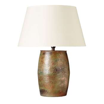 Barrel Lamp - Verdigris (36 x 26cm)