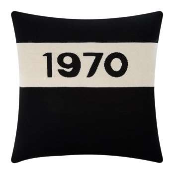 Bella Freud - 1970 Cushion - Black (H50 x W50cm)