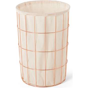 Bendt Laundry Basket, Copper (H60 x W42 x D42cm)