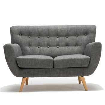 Birlea Loft Grey 2 Seater Sofa