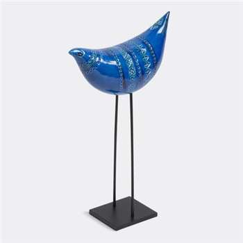 Bitossi Ceramiche - Rimini blu bird figure (Height 36cm)