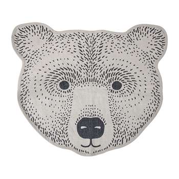 Bloomingville - Bear Rug - Brown (H75 x W85cm)