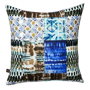 Bohemian indigo cushion (58 x 58cm)