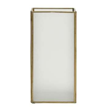 Brass Open Lantern, Large (H30 x W15 x D15cm)