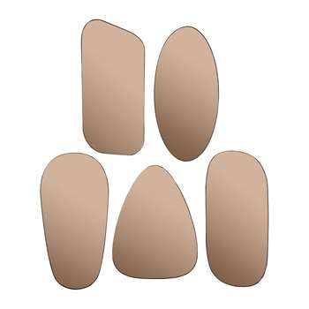 Broste Copenhagen - Art Mirrors - Set of 5 - Copper