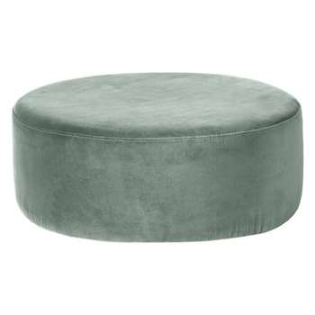 Broste Copenhagen Wind Pouffe - Chinois Green (H30 x W82 x D82cm)