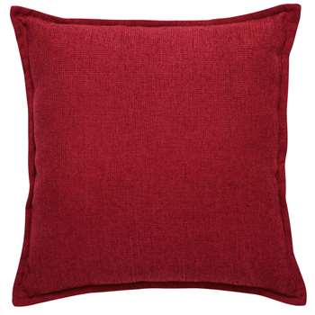 CHENILLE - Burgundy Cushion (H45 x W45cm)