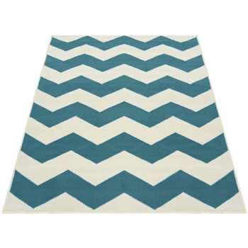 Chevron Rug - Teal (120 x 170cm)