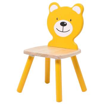 Child's Teddy Bear Chair, Yellow