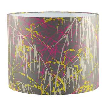 Clarissa Hulse - Three Grasses Lamp Shade - Storm/Neon/Sulphur (24 x 31cm)
