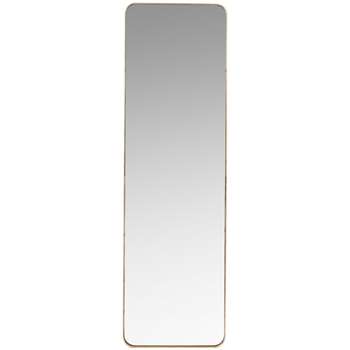 CLIFTON - Matte Gold Metal Mirror (H129 x W39 x D2cm)