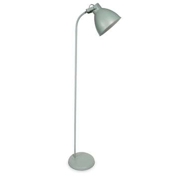COLIN - Green Metal Floor Lamp (H164 x W45 x D32cm)