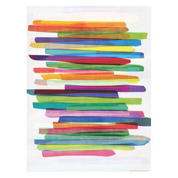 Colourful Stripes 60 x 80 cm Print by Mareike Bohmer