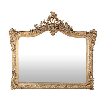 CONSERVATOIRE Mirror with Gold Mouldings (H100 x W114 x D13cm)