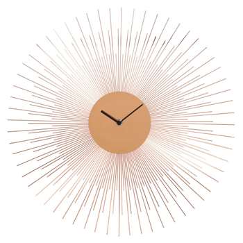 COPPER PADOVA copper clock (45 x 45cm)