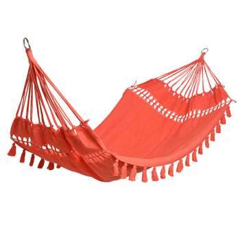 Coral Garden Hammock With Tassel Fringe (W290 x D100cm)