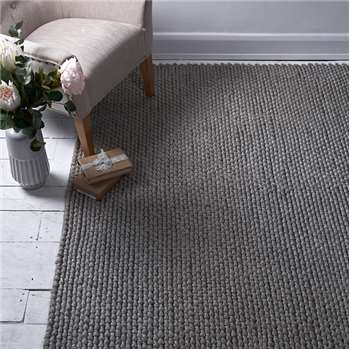 Cosmo Wool Rug Grey Medium (H230 x W160cm)