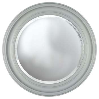 Croft Collection Large Porthole Round Mirror, Grey (H68 x W68 x D4.3cm)