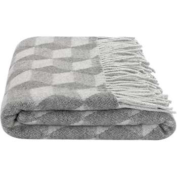 Cubus Throw, Grey (125 x 170cm)