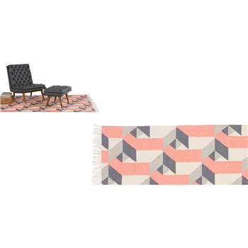 Dakota Large Rug, Cherry (170 x 240cm)