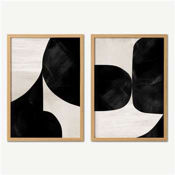 Dan Hobday, High Contrast Set of 2 Framed Prints, A2 (H59 x W42 x D2cm)
