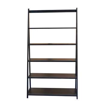 Debenhams - Black Fenton Wide Shelving Unit (H168 x W95 x D40cm)